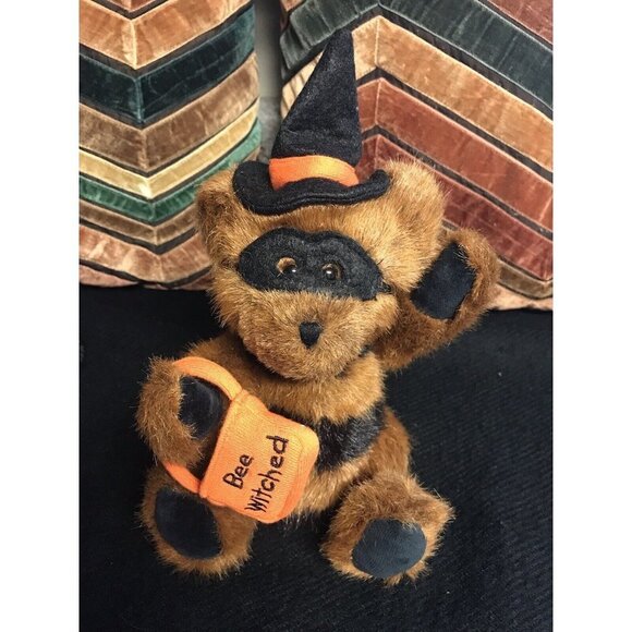 Boyds Bears Halloween 10.5” Bear Plush Boo Bee Orange 